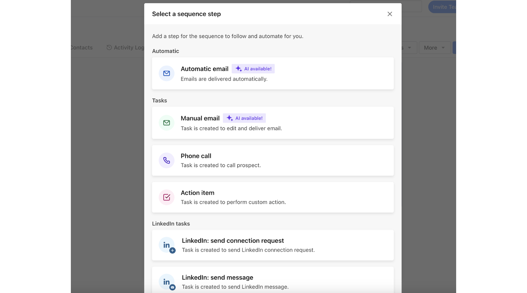 Apollo.io HubSpot sequence