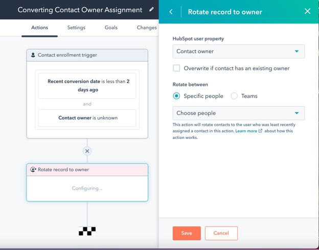 HubSpot Contact Owner Assignment Workflow