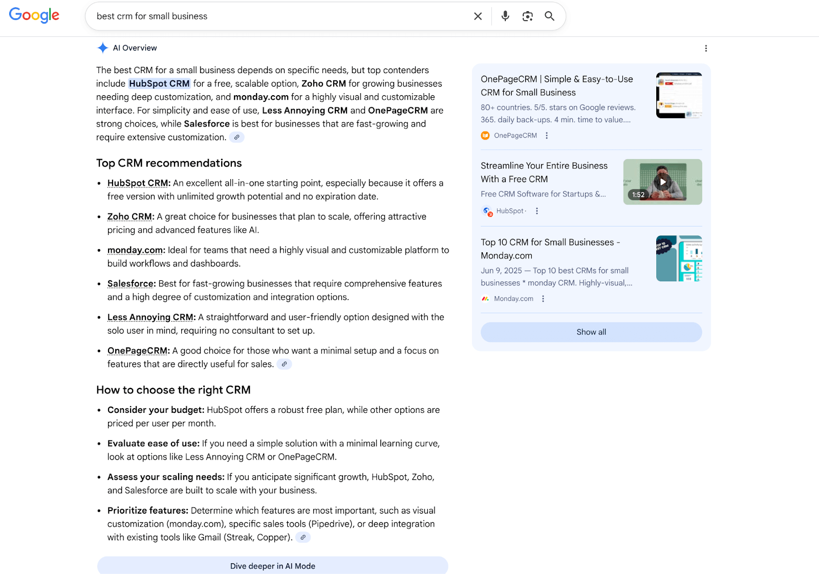 google search queries AI