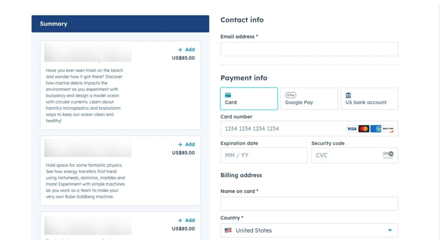 HubSpot Payment Processing