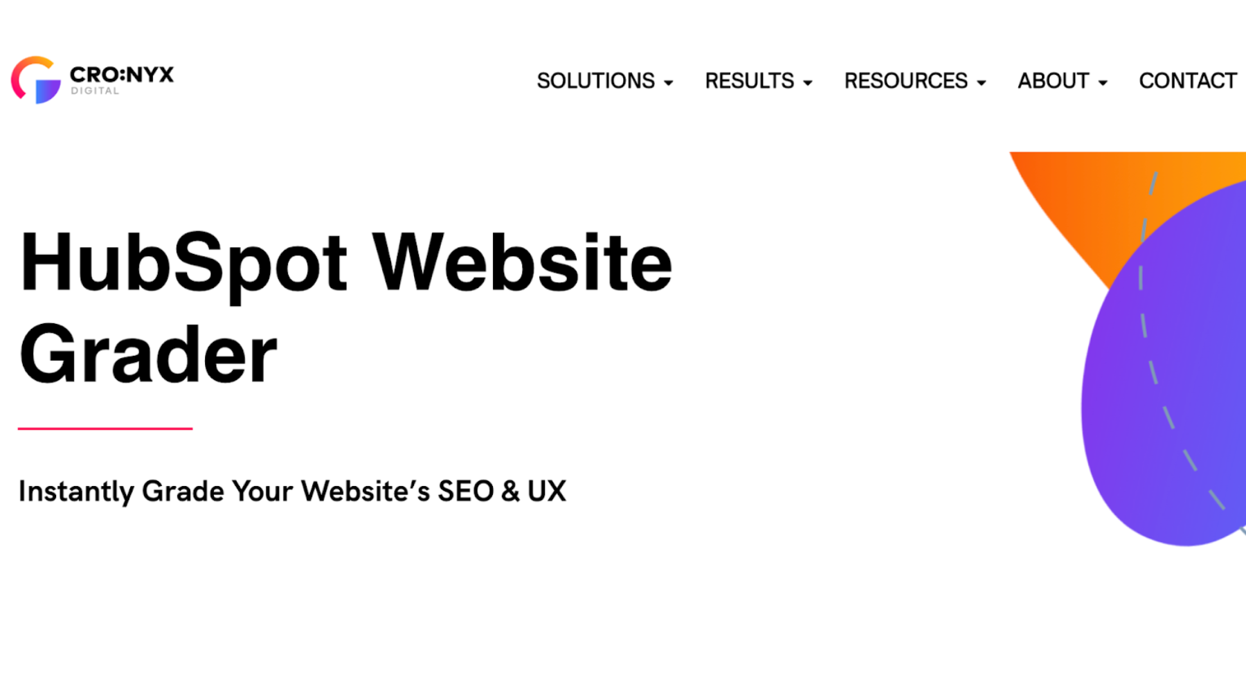 hubspot website grader version b