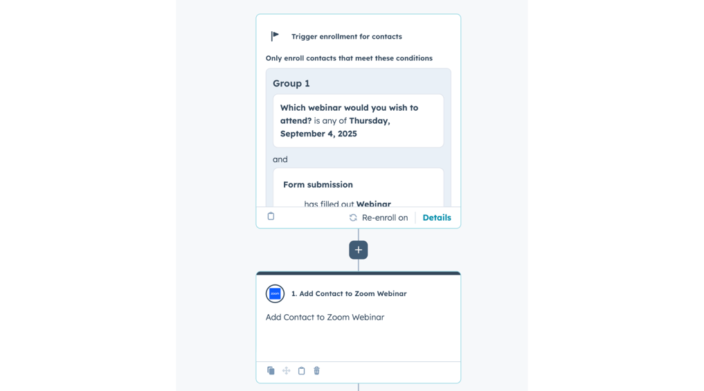zoom webinar workflow