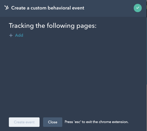 Which pages to track in HubSpot