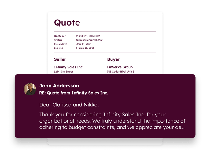 Commerce Hub Generate Quotes