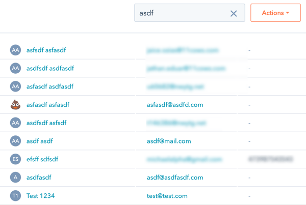 HubSpot Contact Audit